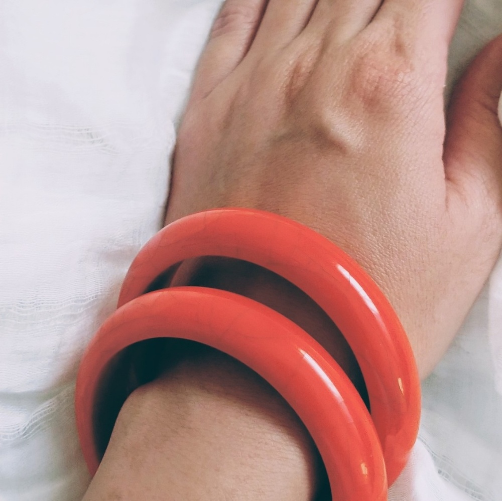 Resin bangles
